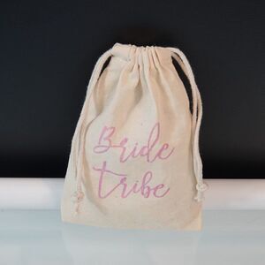Bride Tribe Pouch Drawstring Bag